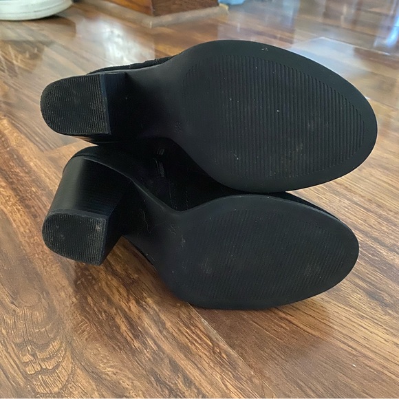 Limelight | Black Suede Ankle Boots - Picture 5 of 5